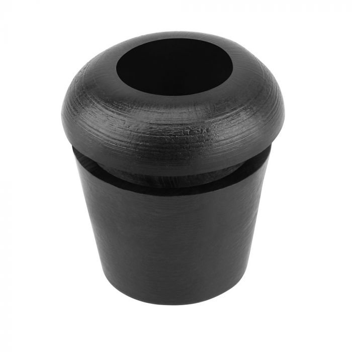 7.5mm Black PVC Sleeved Grommet | Sleeved | Reevite